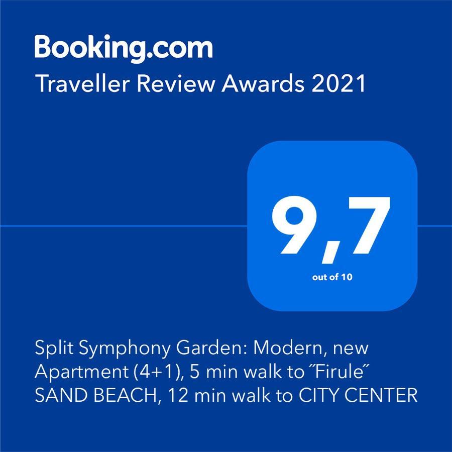 Split Symphony Garden: Modern, New Apartment Exterior foto